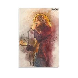 KRIADO Singer Robert_Plant Stage Performance Art Room Aesthetics Decoration Canvas Poster 16x24inch(40x60cm)