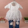 Yao 6M-4Y Infant 3Pcs Baby Girls Clothes Set Toddler Outfits