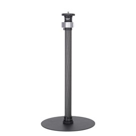 Koolehaoda Monopod Stand for Desk, 16"-28" Adjustable Camera Table Mount Stand with Heavy Base, Carbon Fiber Monopod Mount Stand for DSLR Camera, Light, Webcam, Live Streaming, Vlogging