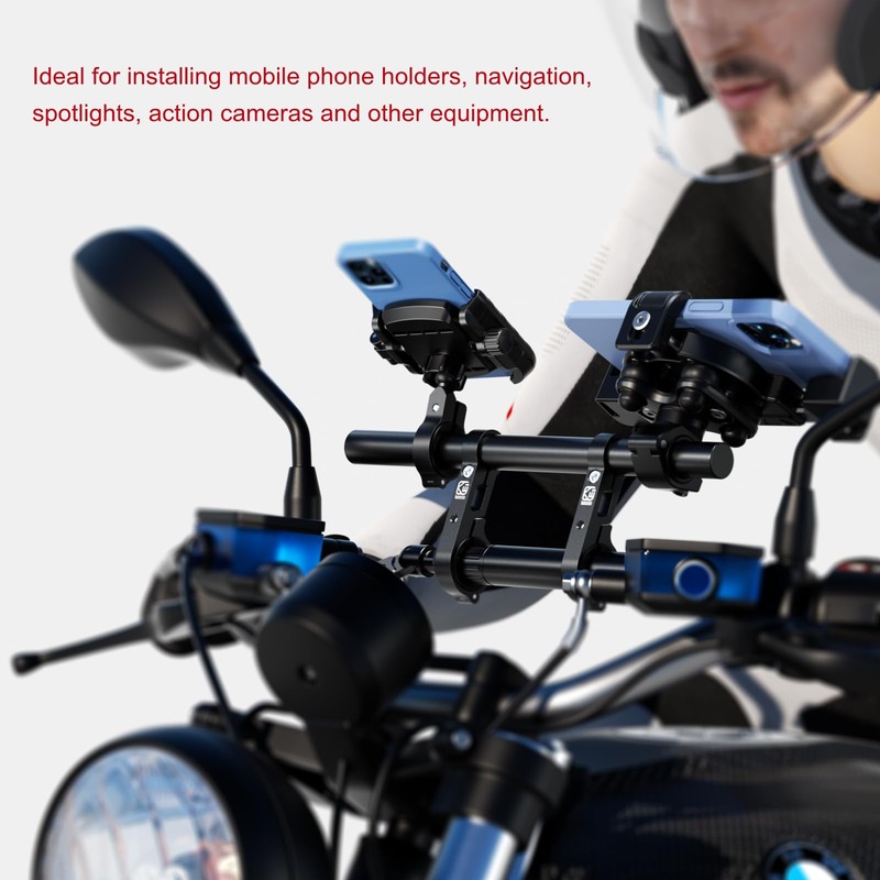 BRCOVAN Aluminum Alloy Handlebar Extender Extensions with 11.81'' Long Cross