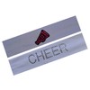 Set of 2 CHEERLEADER Stretch Headband Gift Set (White)