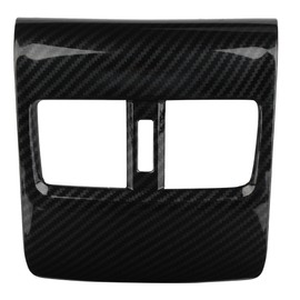Car Carbon Fiber Style Rear Seat Armrest Box Air Outlet Cover for Honda Accord 2018