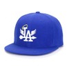 [sproutsy] Snapback Cap, Flat Visor, Kids, LA Logo, blue, 55.0