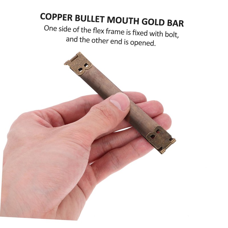 Garneck 10pcs 10cm Metal Flex Frames for Glasses Case Sewing