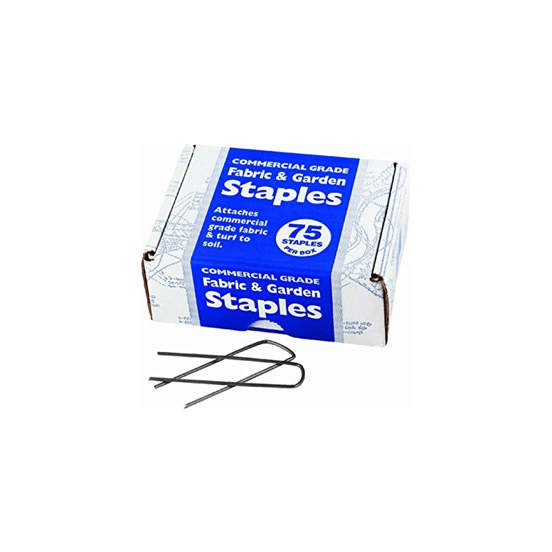 Easy Gardener 815 75-Count Fabric and Garden Staples (Pack of