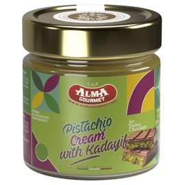 Dubai Chocolate Pistachio Cream with Kadayif – Pre-Mixed Filling with Italian Pistachio Cream & Crispy Kadayif – Ideal for Dubai Chocolate-Inspired Desserts – 7.05oz (200g)
