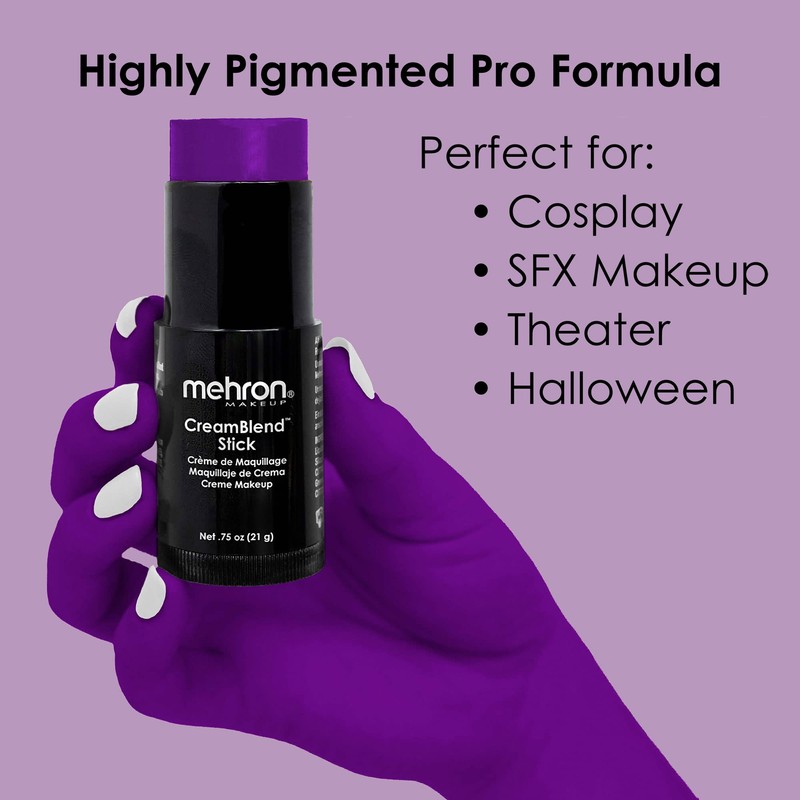 Mehron Cream Blend Stick Purple
