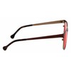 Calabria Maureen Round Pink Tint FL-41 Reading Glasses +2.50 Burgundy
