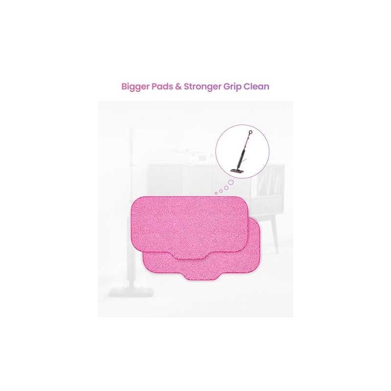 Schenley 6-Pack Microfiber Mop Pads - Washable & Reusable