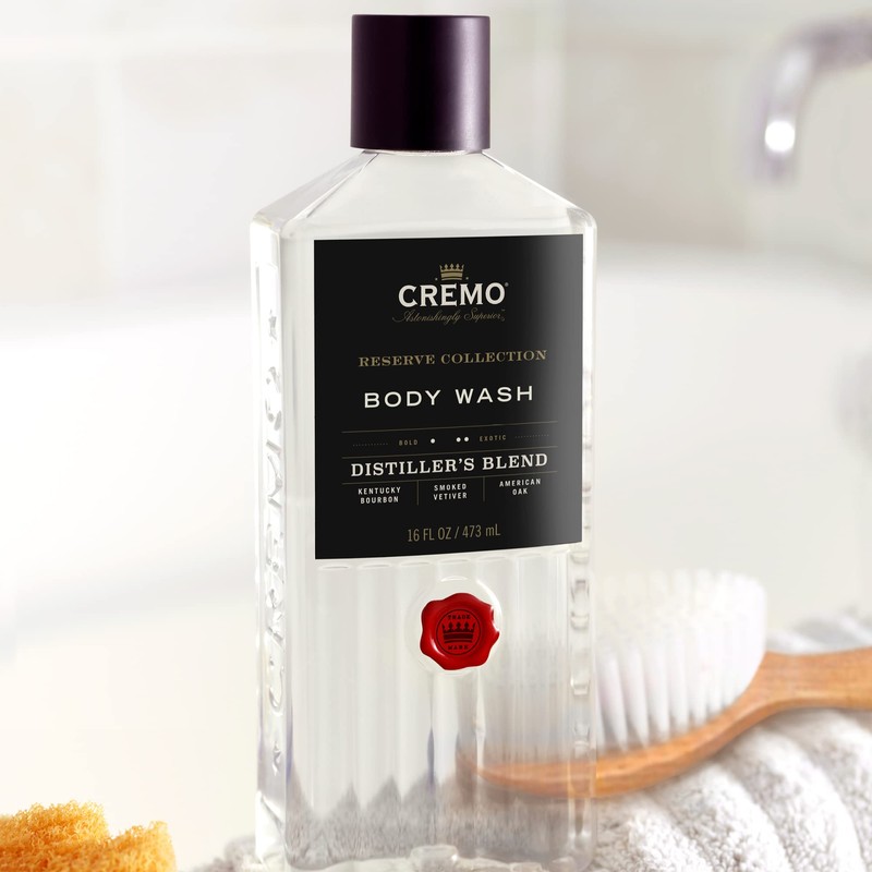 Cremo Rich-Lathering Distiller’s Blend (Reserve Collection) Body Wash, An Elevated