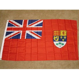 Old Canada Red Ensign Pre 1965 Canadian Naval Flag F954