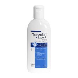 Terzolin Expert Shampoo für fettige Kopfhaut & Haar, Anti-Schuppen, gegen Juckreiz, mit Crinipan PMC green, feuchtigkeitsspendend, 200 ml
