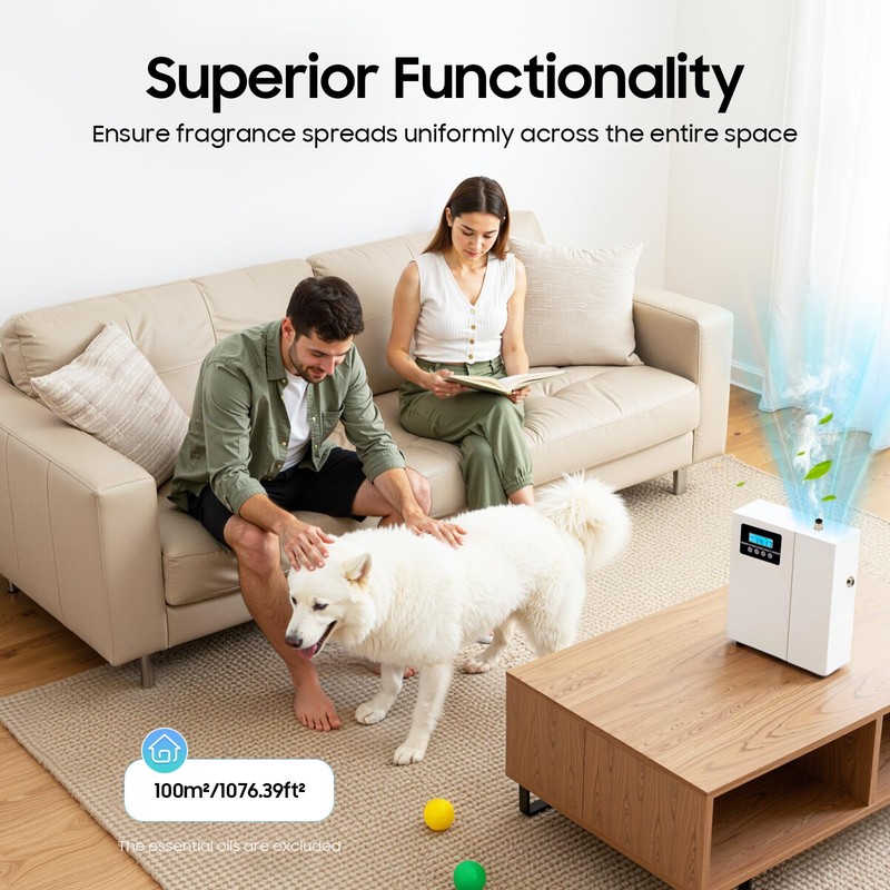 HVAC App Fragrance Machine, Scent Air Machine for Home 150ml