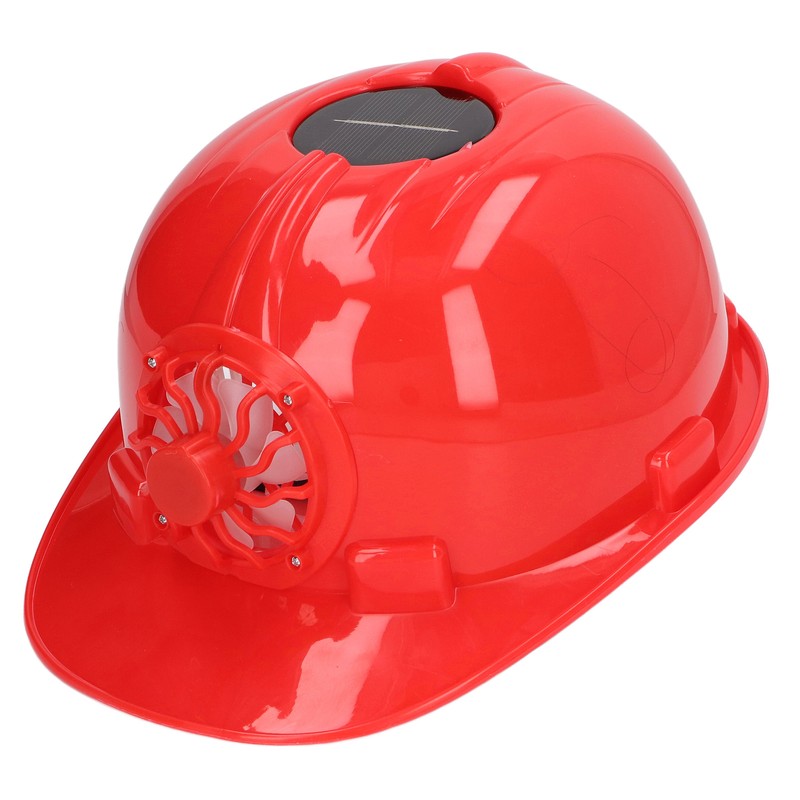 Hard Hat with Solar Fan Plastic Ventilated Safety Helmet Breathable