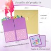 Tarjeta de Felicitación de Flores en 3D, Tarjeta de Día