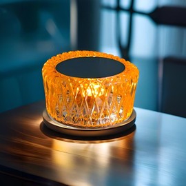 ZSYZDL Crystal Night Light - Portable Crystal LED Desk lamp, Lantern Modelling, Small LED Night Light and Modern Design, Suitable bar, Lovers Atmosphere lamp