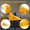 LEIDGG 4Pack Wheel Chocks for RV Trailer Non Slip Heavy