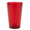 G.E.T. 5032-1-R-EC Heavy-Duty Plastic Restaurant Tumblers, 32 Ounce, Red (Set