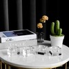 DONOUCLS Home Crystal Tealight Candle Holders Pack of 4, 1.5
