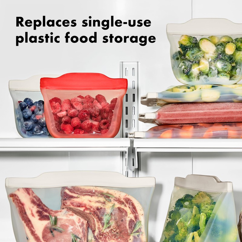 OXO Good Grips Silicone Reusable Bag – Gallon Bag (128