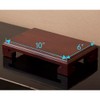 ChinaFurnitureOnline Chinese Wooden Stand, 10 Inches Rectangular Display Pedestal