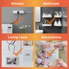 MOVELYST 60-Pairs(120 Strips) Large Picture Hanging Strips Heavy Duty, Removable