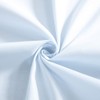 Light Blue Ruffle Shower Curtain Farmhouse Fabric Cloth Shower Curtains
