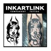 INKARTLINK Tattoo Tech, 2 Sheets Large Semi Permanent Tattoo, Adult