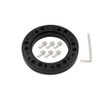 HARIFOGER Black 12.5mm 1/2'' Steering Wheel Adapter Spacer Elevator Compatible