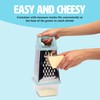 Tasty Box Grater with Storage Container & Lid, Multi-Sided Stainless