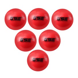 GSE Games & Sports Expert 3" Weighted Baseballs, Training Baseballs for All Skill Levels. Weighted Softballs for Outdoor Pitching, Batting, Throwing and Catching Practice (6 Pack/Red/16 oz)