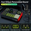 Audio Mixer, Sound Board for Pc/Phone Live Streaming Singing Gaming,