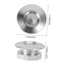 Ciieeo Push Button Hood Pin Lock Durable Vehicle Bonnet Latch for Easy Installation Versatile Fit for Multiple Car Models Sleek Design for Stylish Upgrade