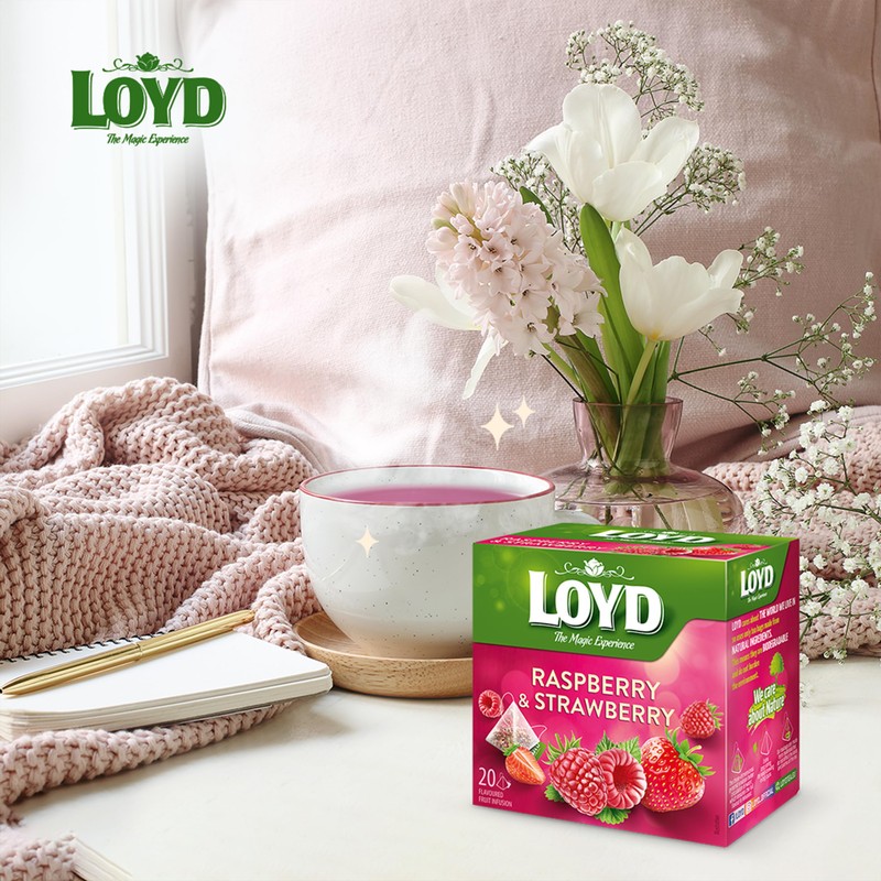 Raspberry & Strawberry Flavoured Fruit Tea