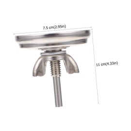 SHOWERORO 1 PC Bimetallic Food Thermometer for Oven and Barbecue Accurate Household Baking Thermometer with Celsius Fahrenheit Measurement for Grilling and Cooking