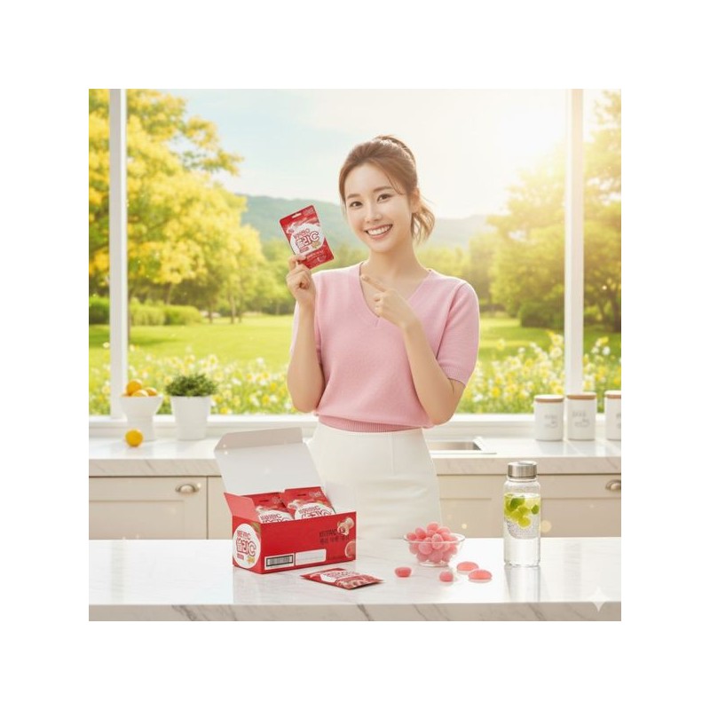 고려은단 쏠라C 비타민C 구미 8개입 50g x 8봉 복숭아맛 쏠라C