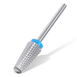 5 in 1 Nail Drill Bit, Safety Tungsten Steel Carbide Nails Dril Bits, 5 in 1 Resuable Nails Drills Bits for Manicure Pedicure Polishing, Two Way Rotary Manicure Drills Bit Tool