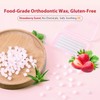 JMU 1 Pack Orthodontic Wax, Dental Wax Braces Strawberry Flavored