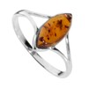 Baltic Sea-Schmuck Ring - Amalia - Silver 925/000 - Amber,