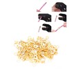 160pcs Copper Ring Terminals, M4 4.2mm Brass Wire Connectors, Wire