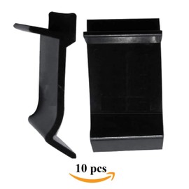 LIUDA Table Rim Clip Nylon Patio Table Furniture Clips 1.230" X .765" (Black)