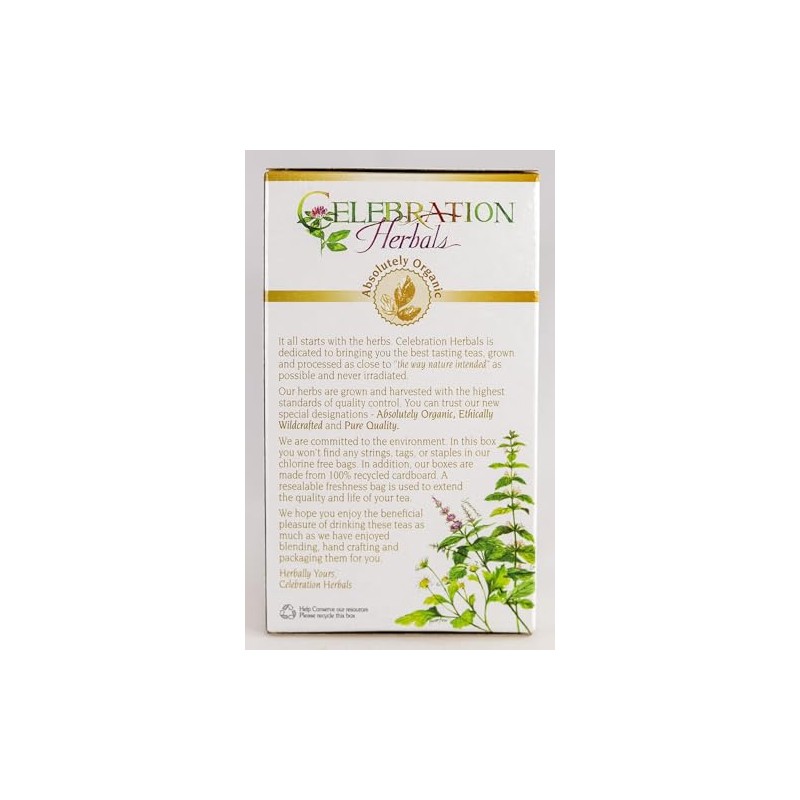 Celebration Herbals Té de hojas de perejil orgánico sin cafeína,