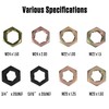 VKALTUL 8pcs Axle Spindle Rethreading Tool Set, Thread Chaser Set,