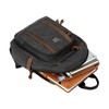 Troop London TRP0255 Classic Canvas Backpack - Black Stone Washed
