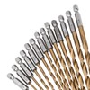 ZONADA 1/4” Hex Shank HSS Drill Bits, 13pcs in Set