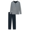 Schiesser Men's Long Pyjamas with Button Placket, Nightwear Set