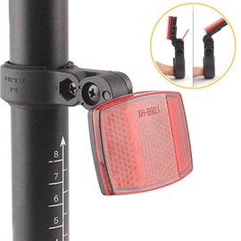 Itisyou Bicycle Reflector Reflector, Safety Waterproof, Bicycle Rear Warning Reflector, High Reflectivity Cycling Equipment, Universal Bicycle