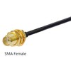 Vecys SMA Cable SMA Male to SMA Female Bulkhead RG174