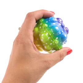 FLYPOP'S - Jumping Ball - Game for the Break Yard - 037218 - Random Model - Foam - Birthday - Skill Game - Children's Toy - 7 cm x 7 cm - From 18 Months