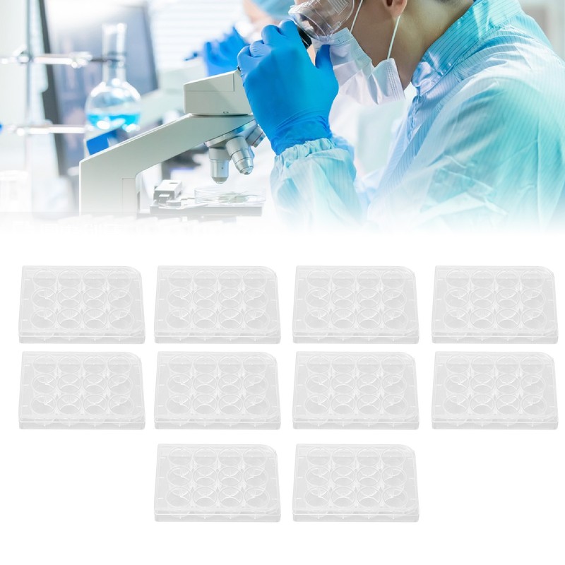 10pcs Culture Plate Thickness Uniform Highly Transparent Tissue Culture Plate
